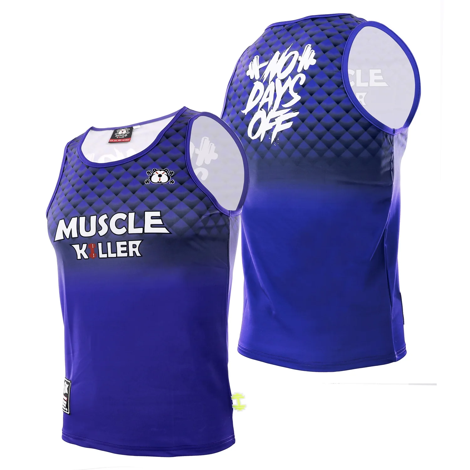 

Gym Running Leisure Sports Training Sleeveless Quick Dried Muscle Dumbbell H-shaped Summer Slim Fit Never Stop Tank Top