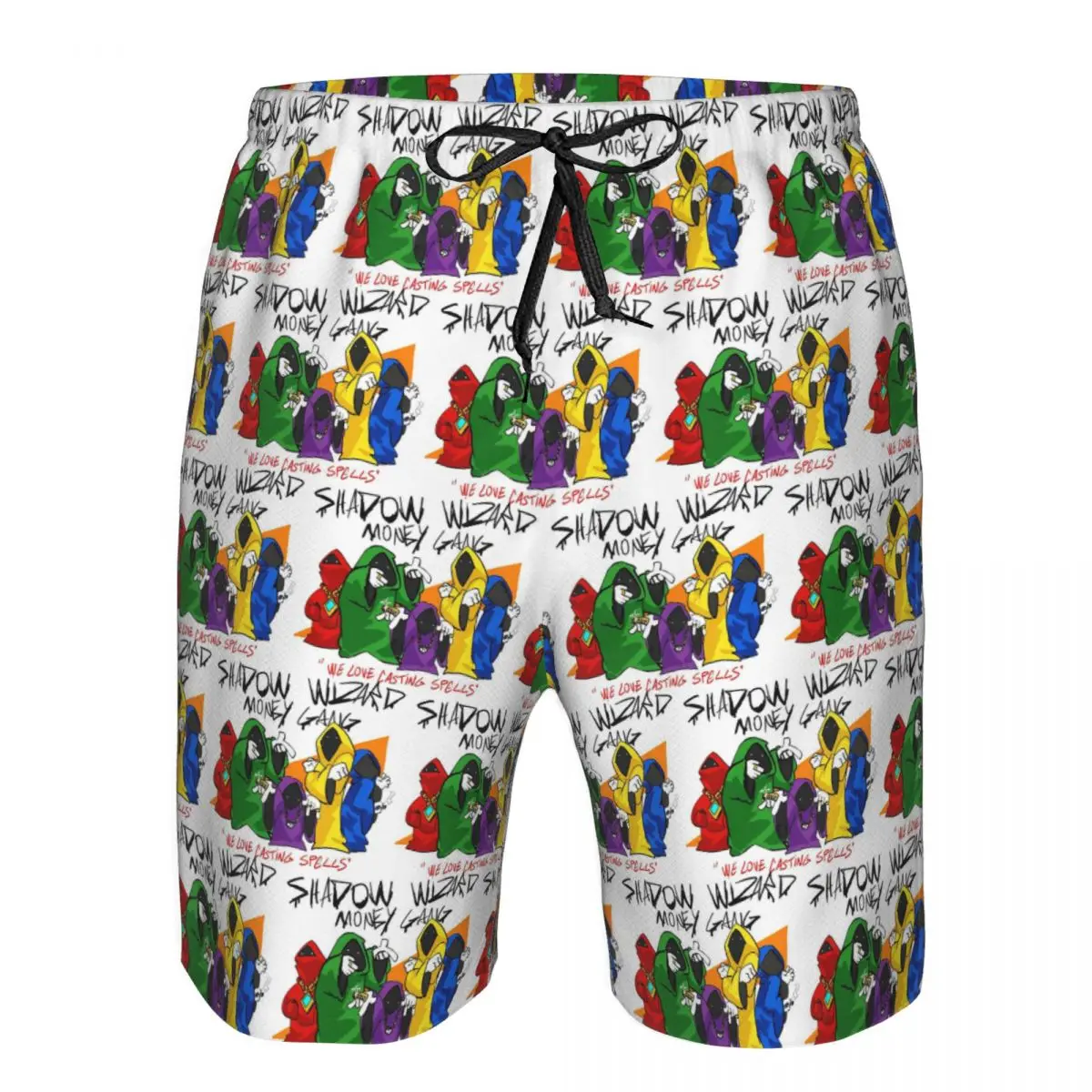 

Shadow Wizard Money Gang We Love Casting Spells Trunks Beach Board Shorts Casual Quick Dry Swimming Summer Men Pants