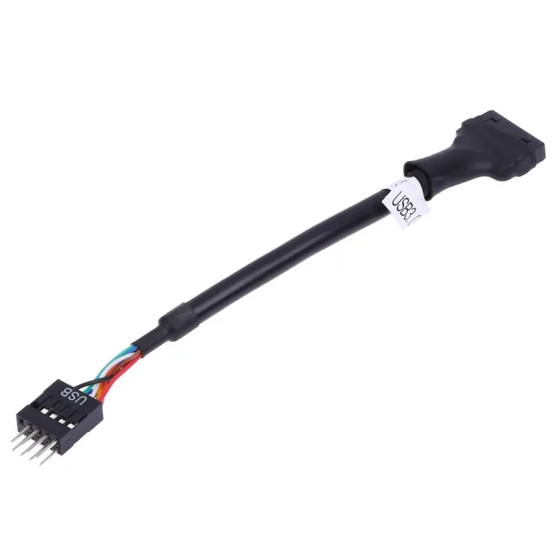 19/20 Pin USB 3.0 Female To 9 Pin USB 2.0 Male Motherboard Header Adapter Cord Whosale&Dropship 1PCS/2PCS/5PCS
