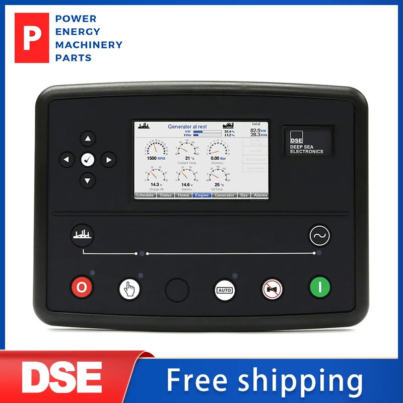 

Generator Parts DSE8810 Genuine Controller For Generator Load Share Control with Graphical Colour Display DSE 8810 Panel