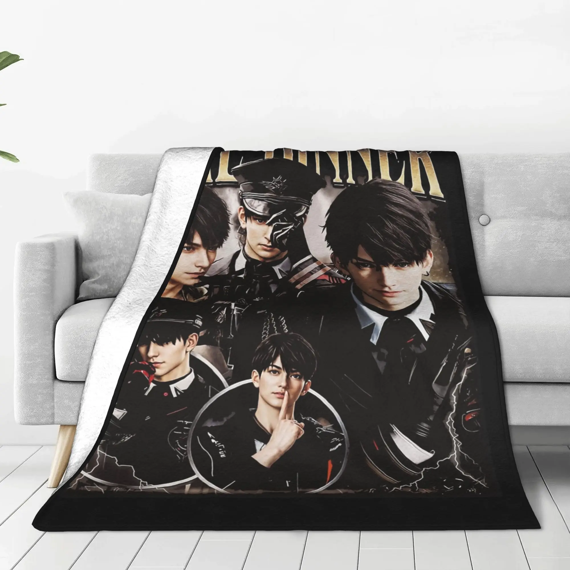 الحب والمساحة العميقة Caleb خمر 90s ألعاب بطانية الفانيلا الشتاء المحمولة لينة رمي البطانيات للمنزل في الهواء الطلق المفرش #2