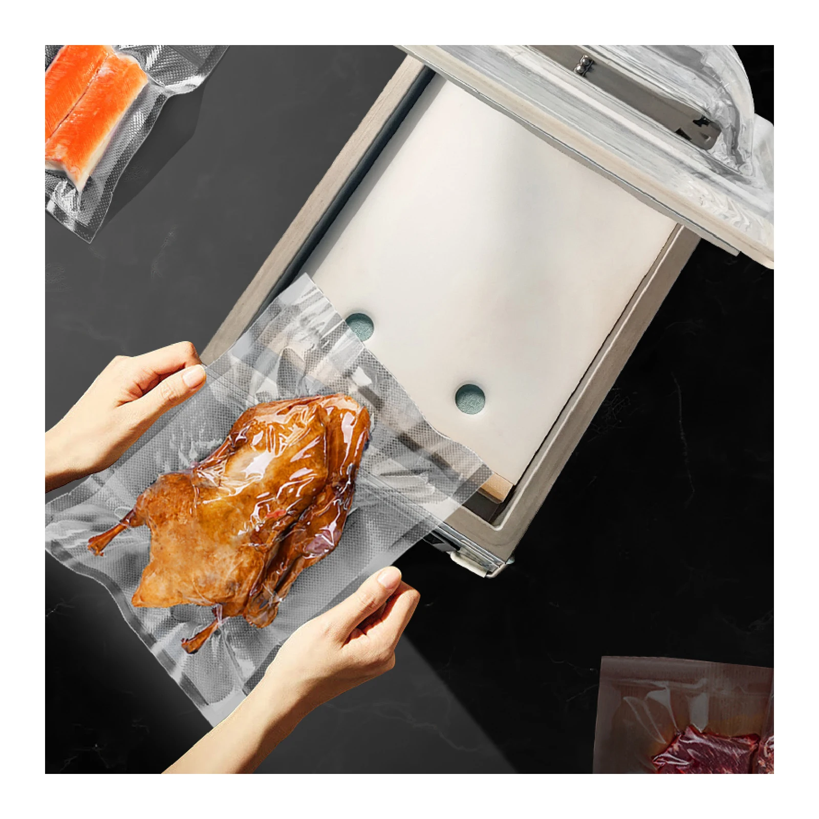 food vacuum sealer machines pizza plastic bag vacuum sealing machine Vacuum Packaging Machine For Meat