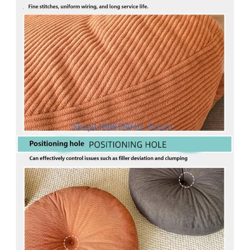 652F Floor Meditation Cushion Round Sitting Pillow Multifunctional Home Decors