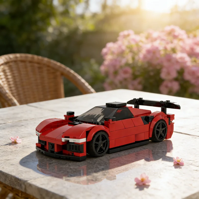 237 個 MOC シボレーテッド コルベット シティ チャンピオンズ モデル ビルディング ブロック アーキテクチャ クリスマス ギフト おもちゃ 教育用ブロック キッズ