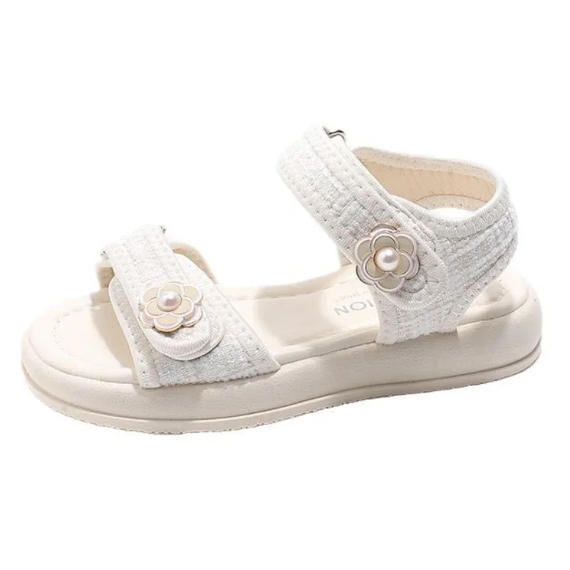 

Children's Sports Sandals 2025 Summer New Girls' Casual Beach Shoes Fashion Flower Soft Soled Baby Sandals 3-12 Years Old