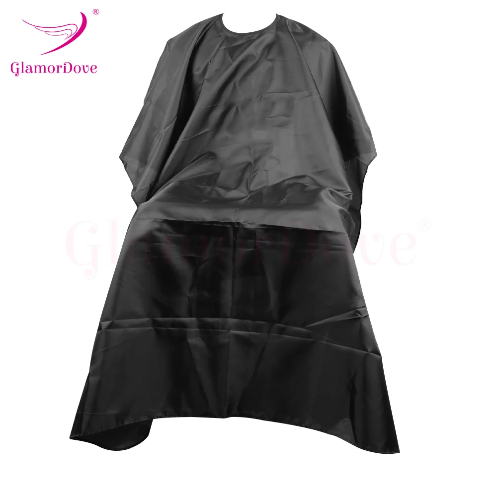 

GlamorDove Professional Hair Cutting Cape Salon Hairdresser Cloth Gown Barber Waterproof Black Hairdresser Apron Capes