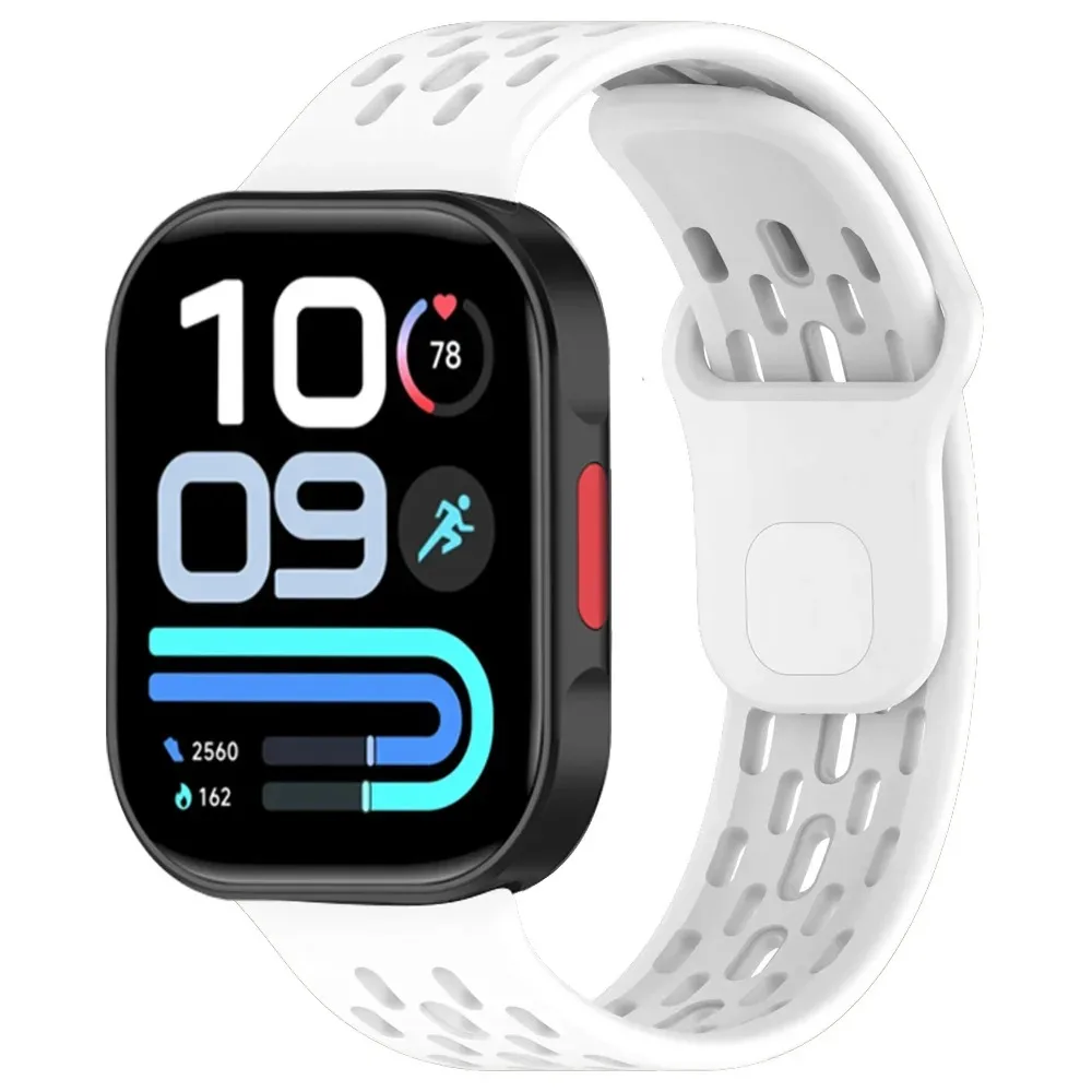 Sport-Silikonarmband für Redmi Watch 6 Active-6 Lite/6 5 4 Atmungsaktiver Stil Verstellbares Armband für Xiaomi Mi Band 10-9-8 Pro – Detail 8