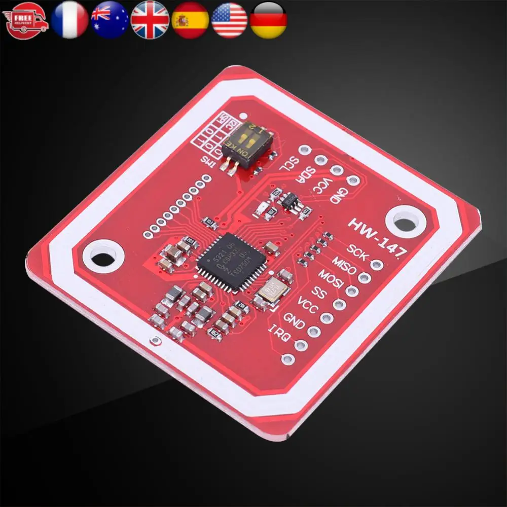 PN532 وحدة قارئ الاتصالات الميدانية القريبة SPI I2C UART V3 مجموعات المستخدم وحدة تحديد الهوية بموجات الراديو اللاسلكية وحدة قارئ بطاقات NFC لاردوينو #1