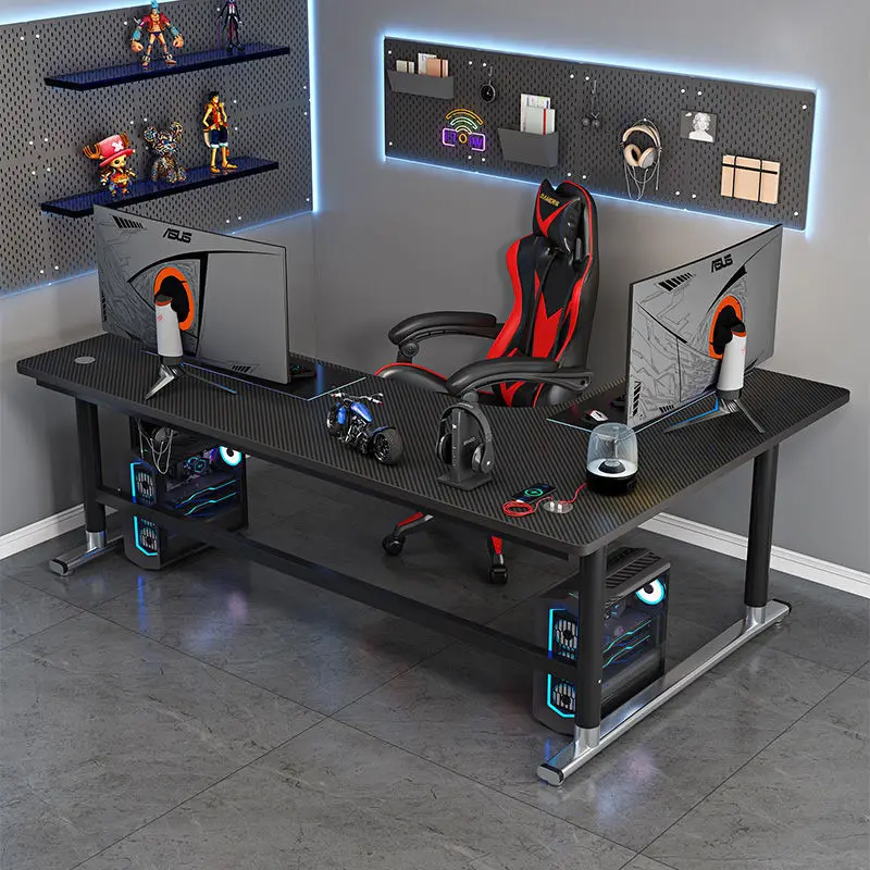 

Corner Gaming Table Desktop Desk Modern Simplicity