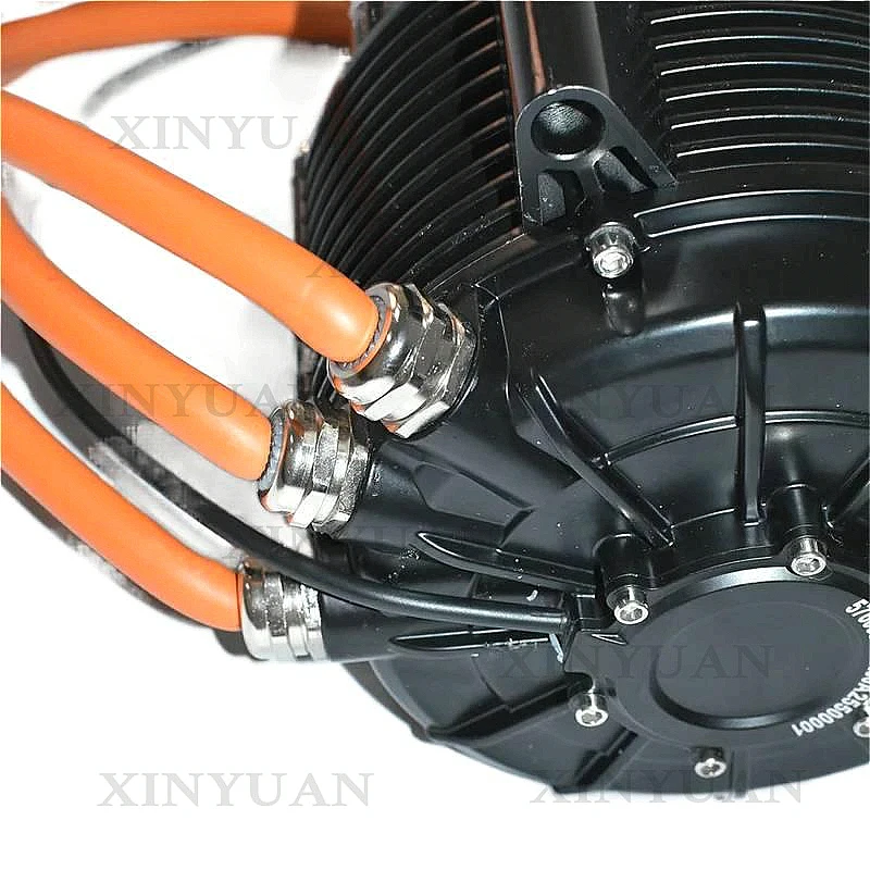 Mid Drive Motor, QS165 60H 20kW High Power IPM PMSM Equipped with 1:2.37 Gearbox, Hall Encoder Design for E-Bike and EV Applicat