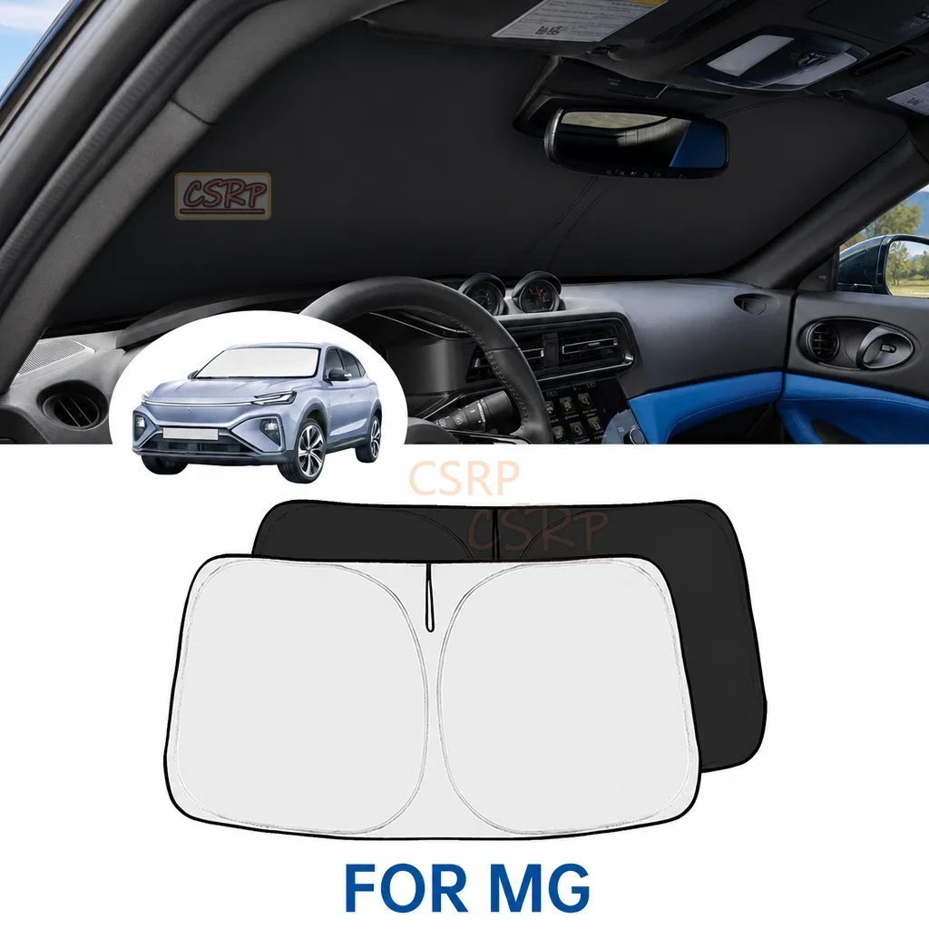 Windshield Sunshade Car Visor Front Window Sun Shade Cover For MG Marvel R 4 EV ZS EV 5 EV Parasol Folding Interior