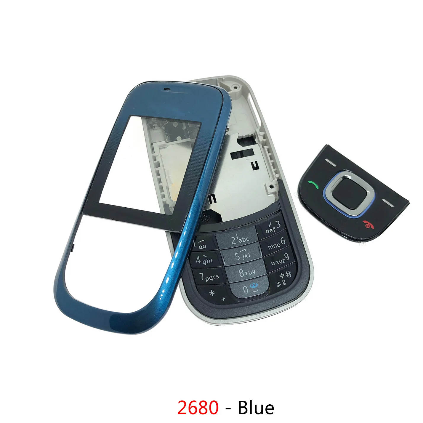 Phone Housing Cover For Nokia 2680 Mobile Phone Case 3600S case Keypad battery Back Front Faceplate Frame cover