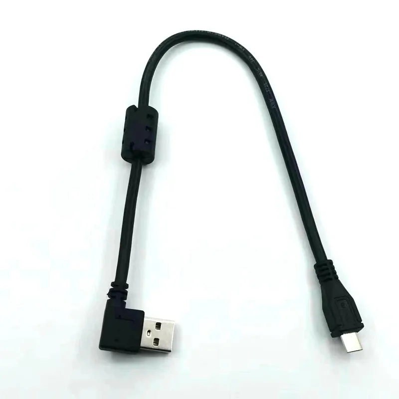 USB2.0 male left turn Mike 5P with single magnetic ring