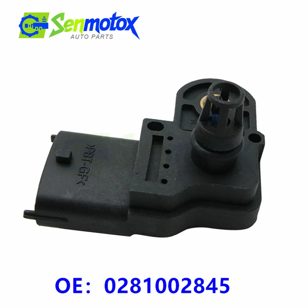 0281002845 For JEEP GM FIAT DACIA  ALFA ROMEO 2005-2011 Intake Manifold Pressure 4Pins Sensor 0504088431 55206797 0281002437 MAP