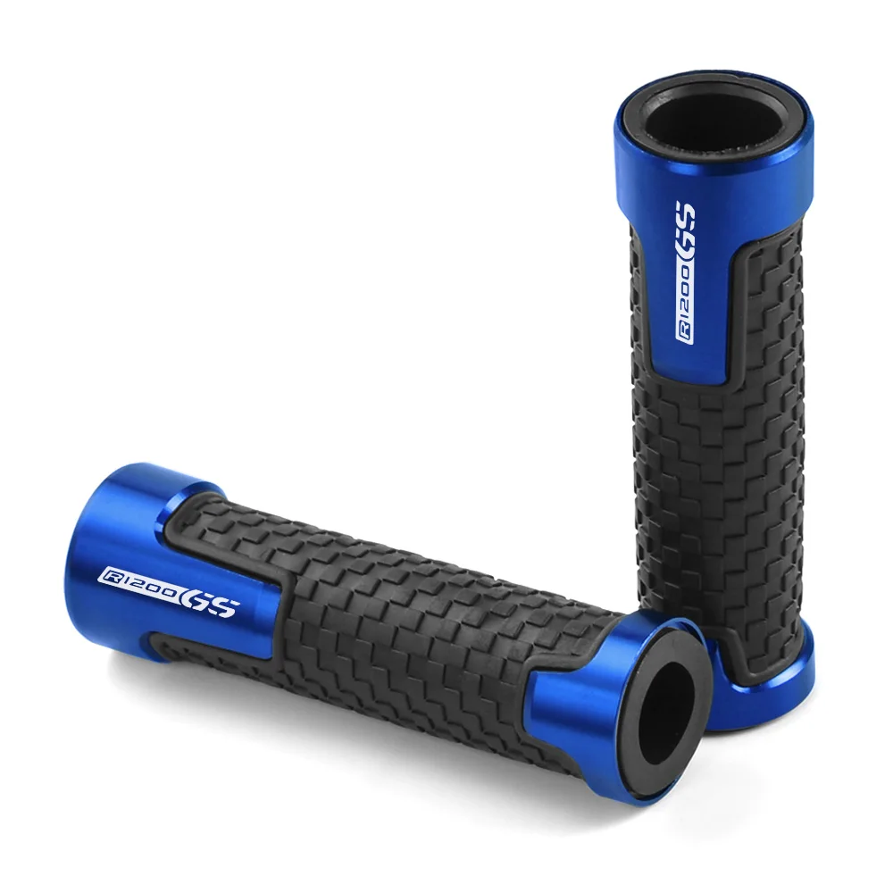 7/8'' 22MM CNC Motorcycle Handlebar Grips Rubber Hand Thruster Grips Motorbike Accessories For BMW R1200GS R1200 GS R 1200 GS