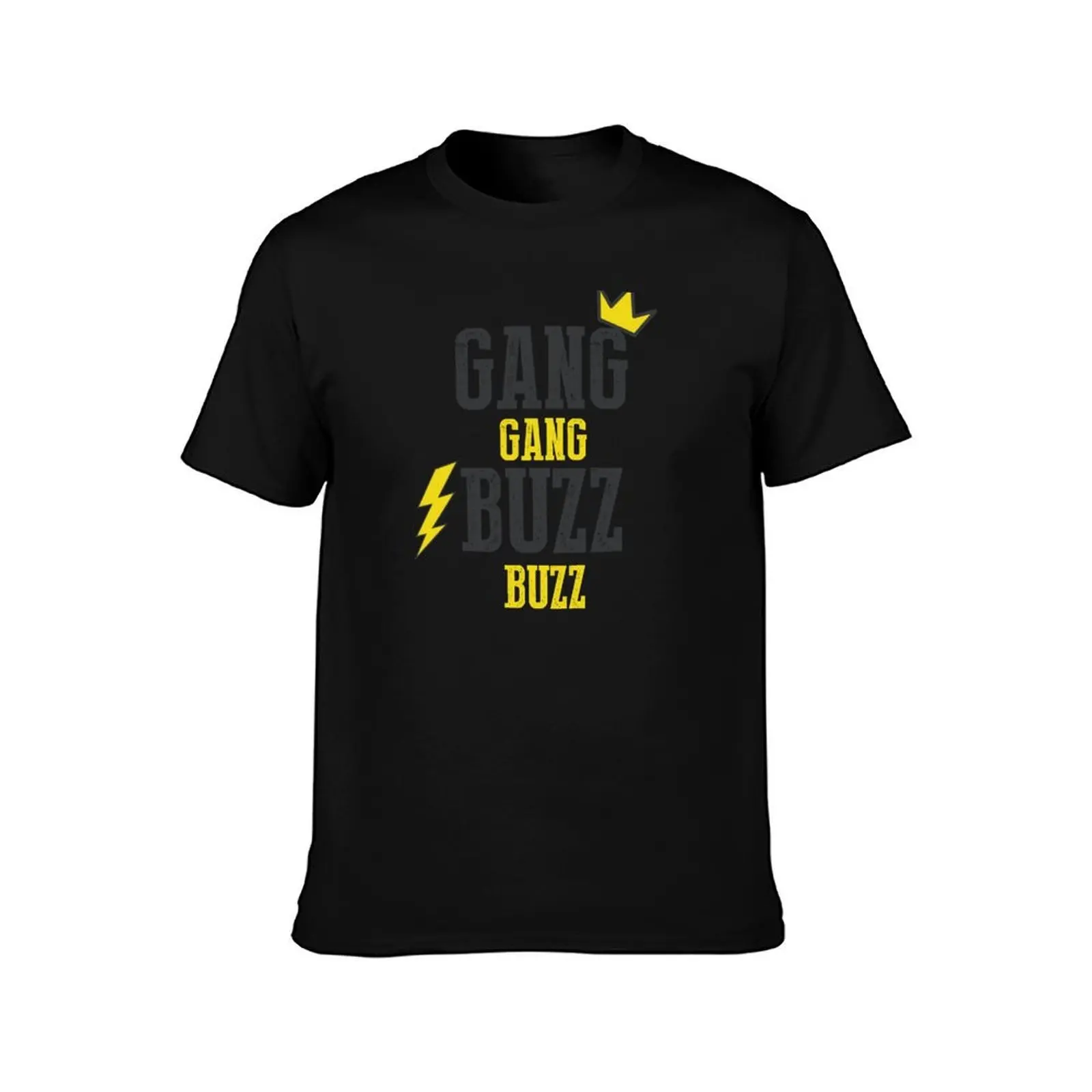 Gang Gang, Buzz Buzz T-Shirt Big Size Crew Neck T-Shirt