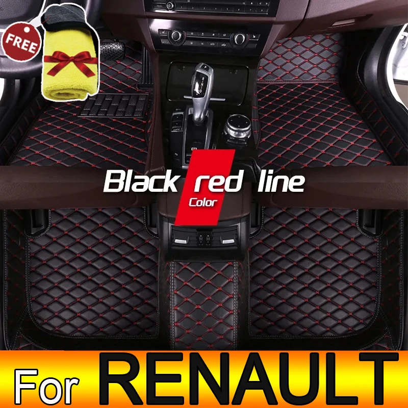 

Car Floor Mats For RENAULT Kadjar Clio Espace Zoe trafic 3 Espace 3 Grand Scenic VEL SATIS ARKANA Fluence Car Accessories