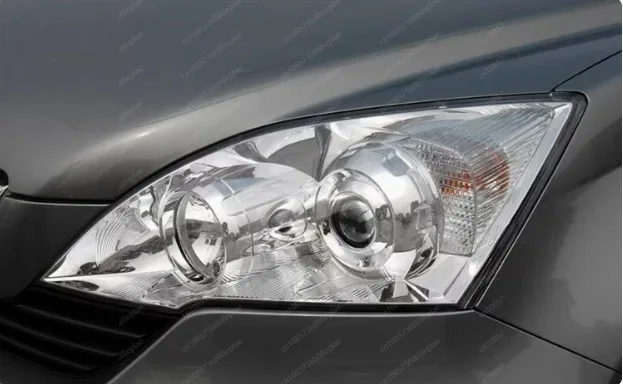ل CR-V 2007 2008 2009 2010 2011 غطاء المصباح عدسة استبدال الإسكان الشفاف الجبهة اليسار واليمين مجموعة
