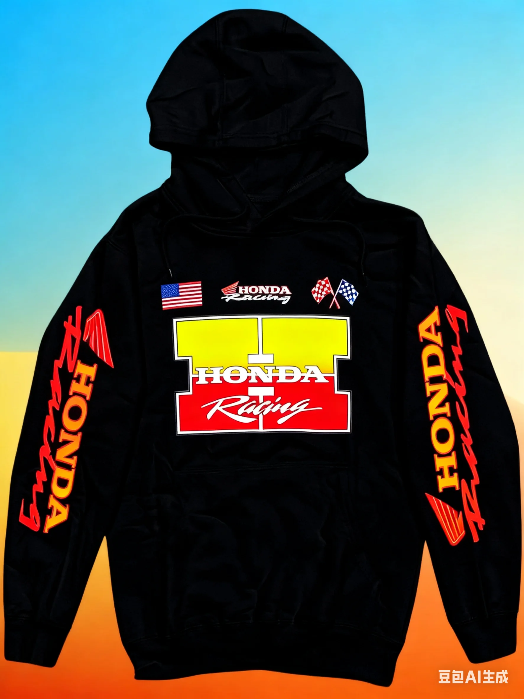 

Мужская толстовка Honda Racing Team 2025 года с принтом для бездорожья, осенняя флисовая толстовка для мотоциклиста, мужская и женская модная толстовка с капюшоном, комфортная