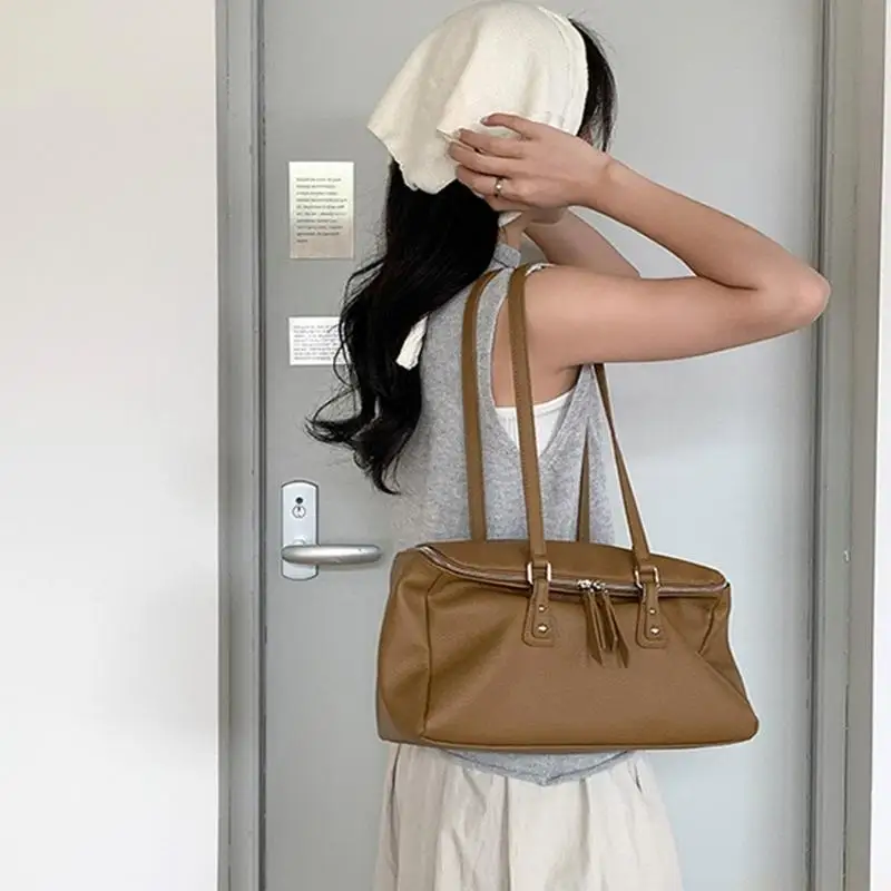 

X90D Женская сумка Большая вместительная сумка для подмышек Корейский стиль Сумка на плечо Сумка для поездок на работу