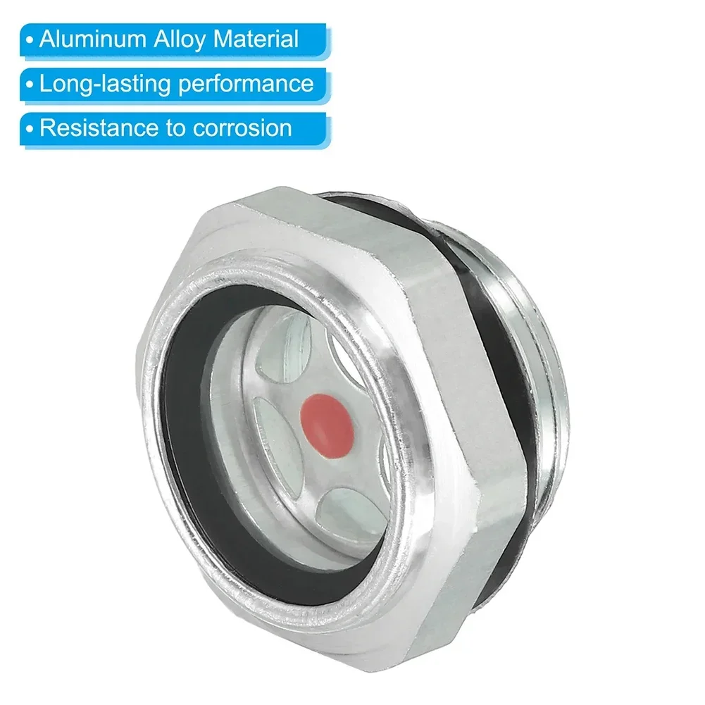 Vidro Temperado Compressor De Ar Óleo Vista Vidro, Alumínio Óleo Nível Gauge, Equipamentos Metalurgia, Peças De Reposição, Ferramentas, G 3/4"