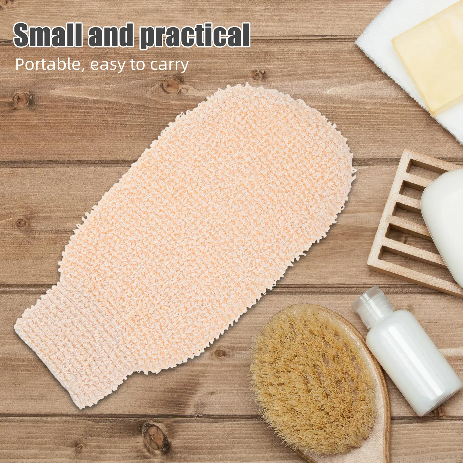 Exfoliating Body Scrub Glove Spa Mitt Dead Skin Remover Deep Clean Shower Use Smooth Skin Brighten Body Scrub Glove