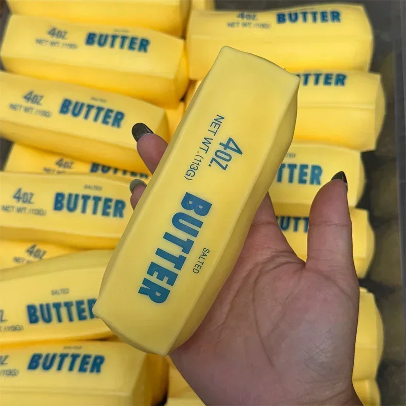 Butter-Stick-Quetschspielzeug, mit Mehl gefüllter DIY-Quetsch-Stressball mit runden Bausteinen, ASMR Anti-Stress-Handentspannung – Detail 5