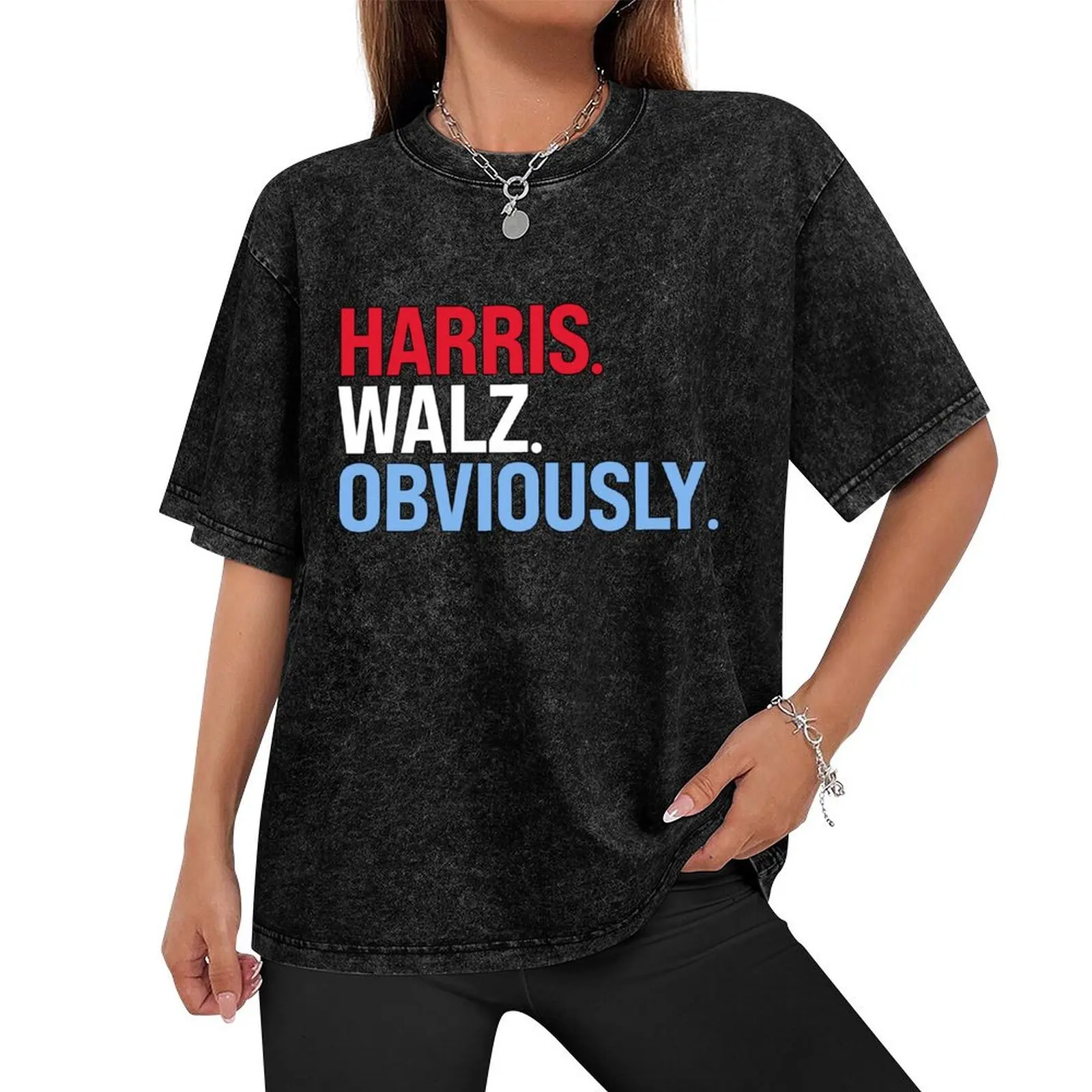 Harris Walz Obviously T-Shirt quick drying luxury t-shirt mens tall t shirts