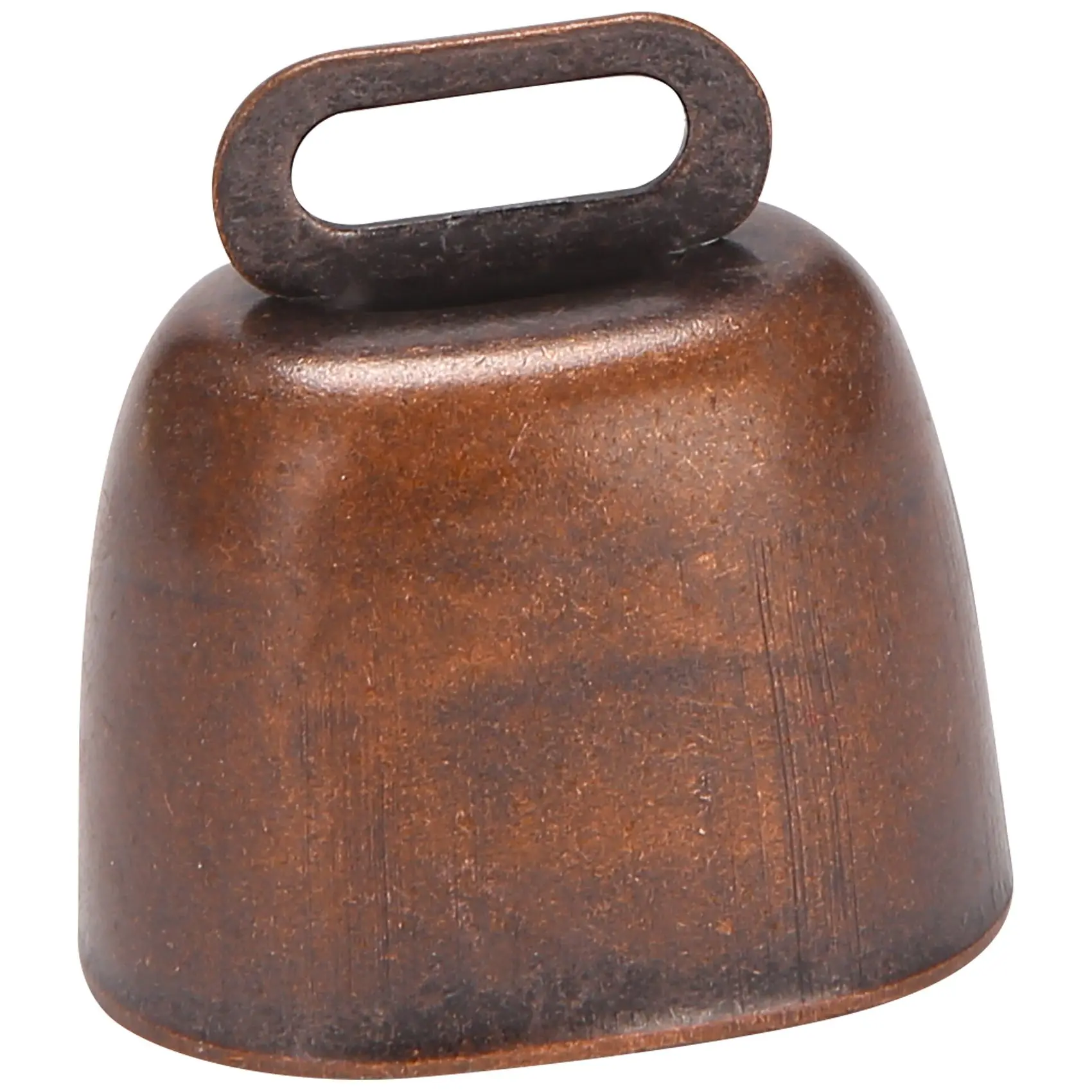 ABLB-6 Pcs Metal Cow Bell, Cowbell Retro Bell For Horse Sheep Grazing Copper, Cow Bells Noise Makers