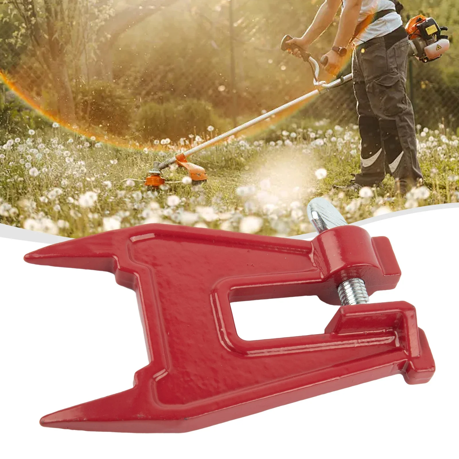 

1pc Saw Chain Sharpener Sword Holder Sharpening Filing Vise Metal Fixture For Chainsaws Parts Garden Tools Accessories Replace