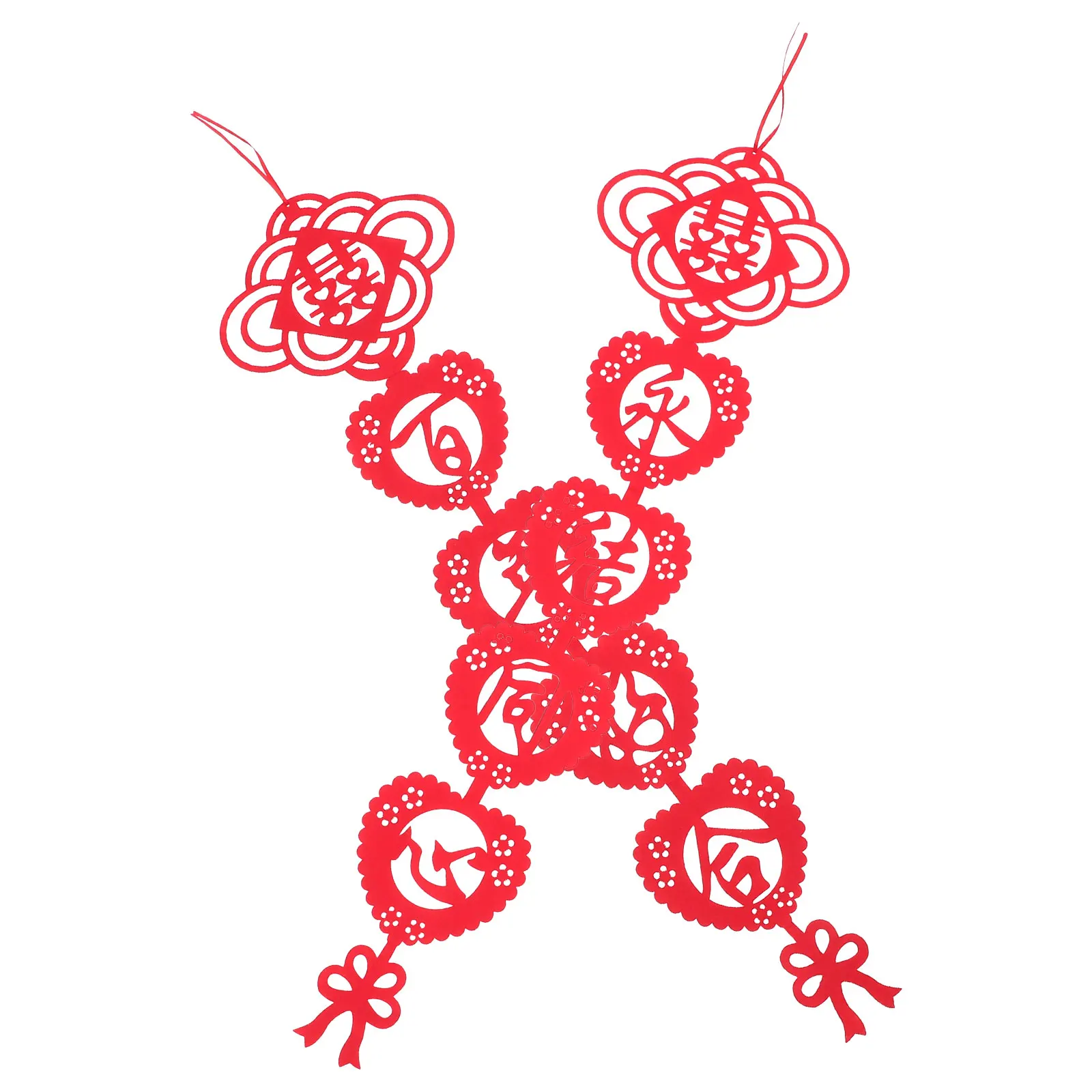 

1 Pair Heart Shape Wedding Door Banner Decorative Couplet For Outdoor Porch Festival Decoration Non-Woven