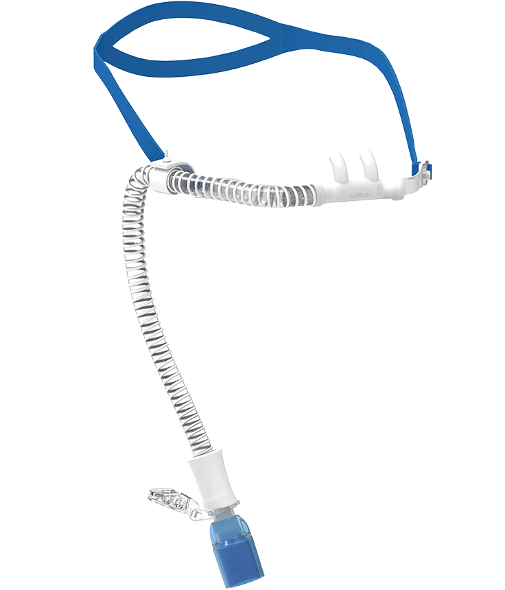 

Transnasal high flow breathing tube HFNC