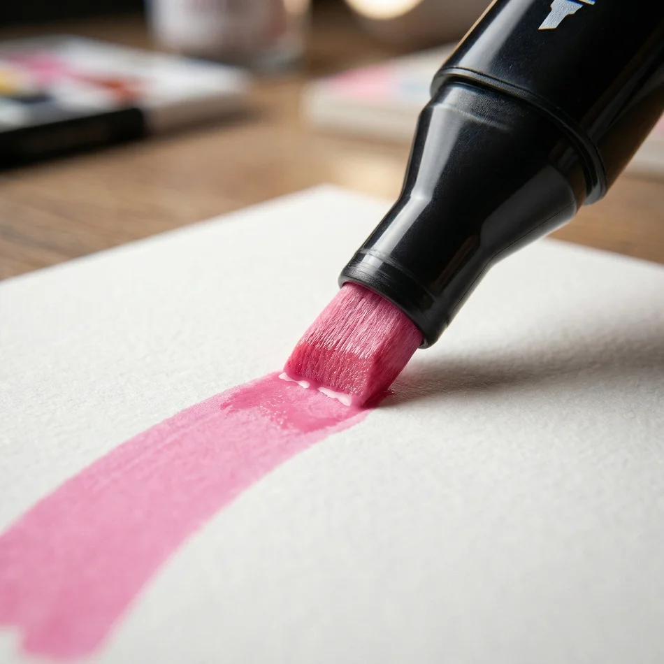 Double Head Oil Alcohol Marker Single Black Brush No. 120 Bulk Complementary Color Painting Art Supplies - view 4