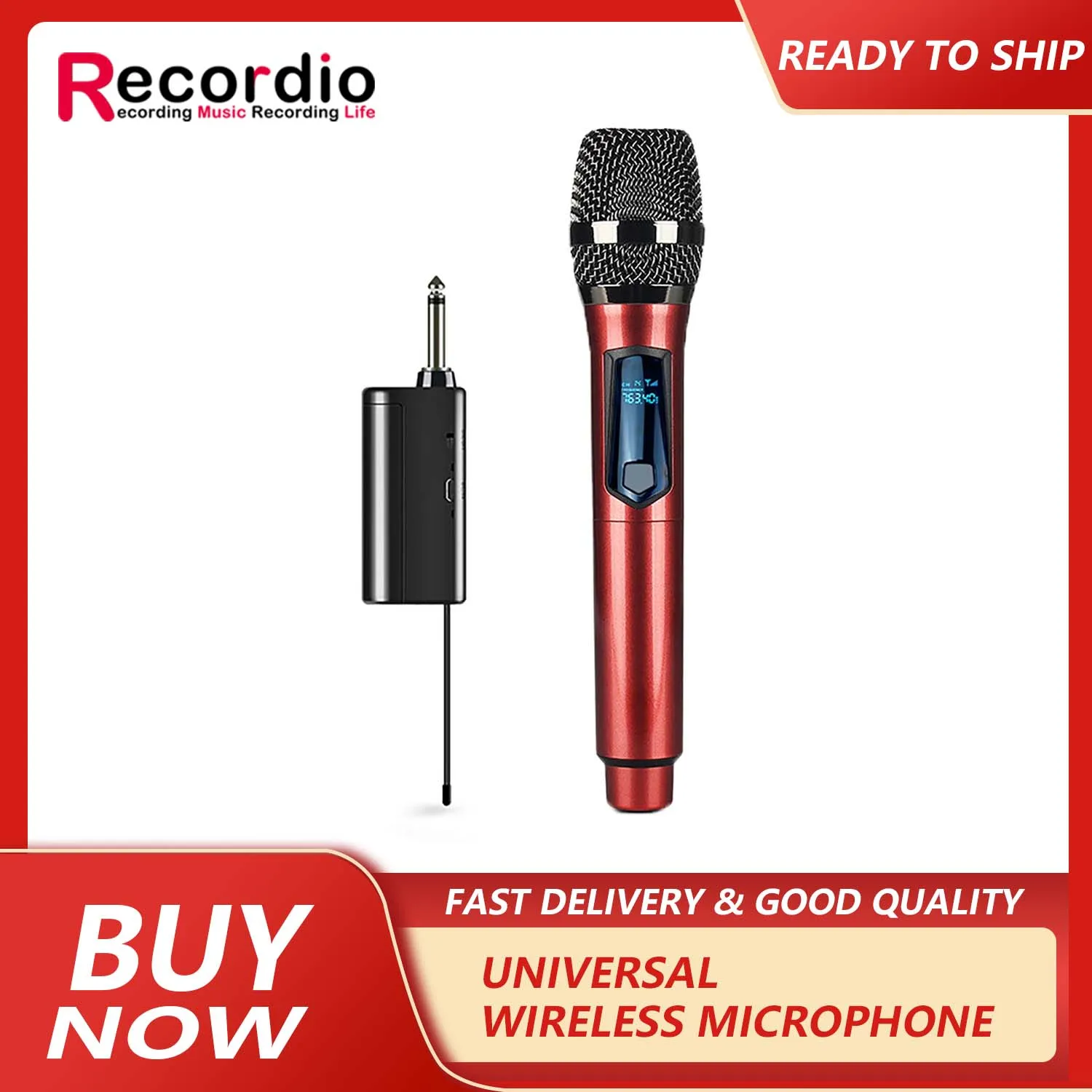 

GAW-012A The Lowest Price Professional VHF Universal Wireless Handheld Microphone With Rechargeable Receiver