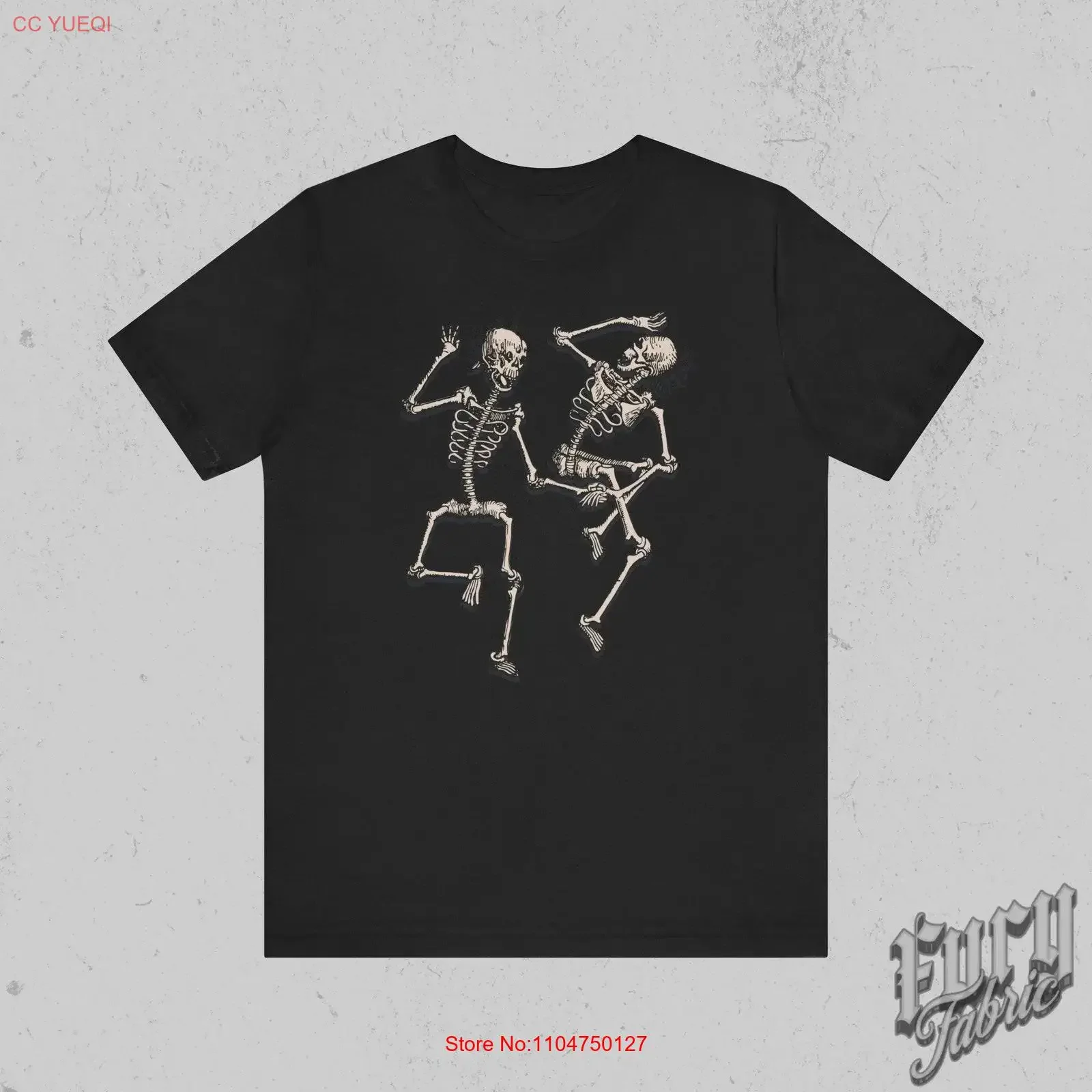 Skeleton Vintage 90s T shirt Danse Macabre Retro Skull Y2k Washed vintage Washed Comfortable fashion Top For Everyday Wear Soft