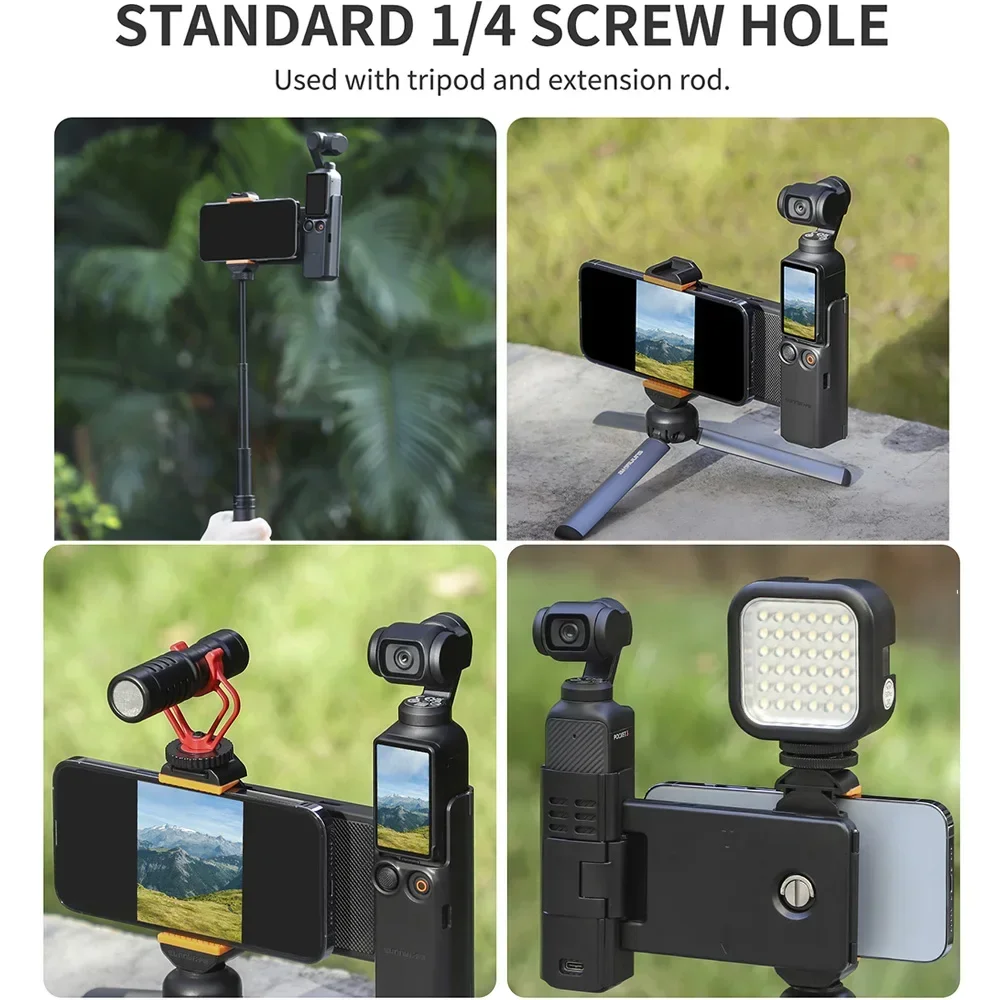Multi-Use Mobile Phone Expansion Bracket For DJI Osmo Pocket 4