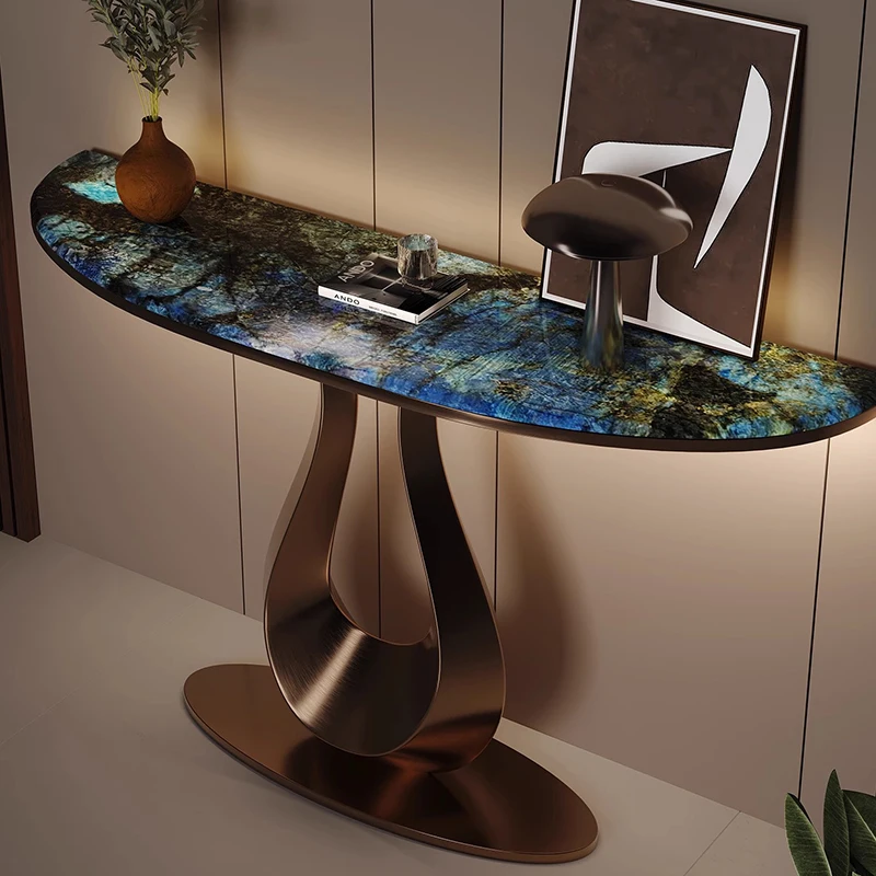 

Luxury Drawers Console Table Storage Decor Foldable Entryways Table Modern Furniture Entrance Console Living Room Furniture