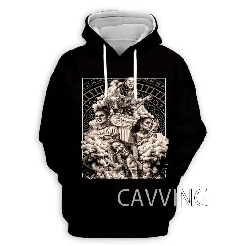 CAVVING 3D Printed  JINJER Band  Hoodies Hooded Sweatshirts Harajuku  Tops Clothing for Women/men