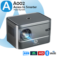 AUN A002 Portable MINI Projector Android 9.0 Bluetooth WIFI Sync Smartphone Home Theater Support Full HD 4K Movie Smart Tv