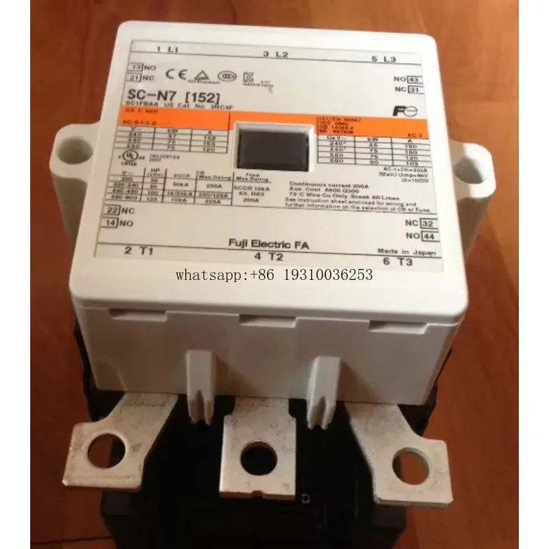 

FUJI AC Contactor SC-N1 SC-N2 SC-N2S SC-N3 SC-N4 SC-N5 SC-N6 SC-N7 24VDC AC110V AC220V AC380