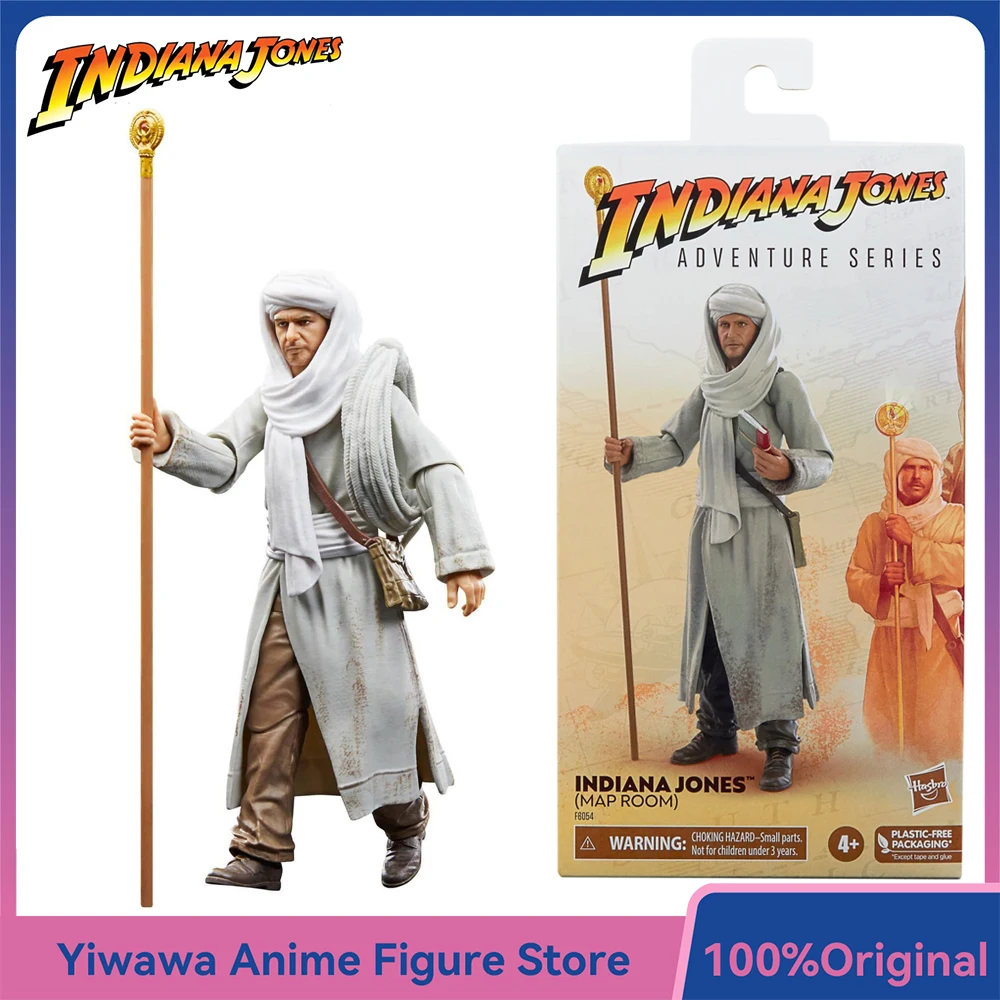 

[In-Stock] Hasbro INDIANA JONES Adventure Series Indiana Jones (Map Room) 15cm Collectible Anime Action Figure Model Toy Gifts
