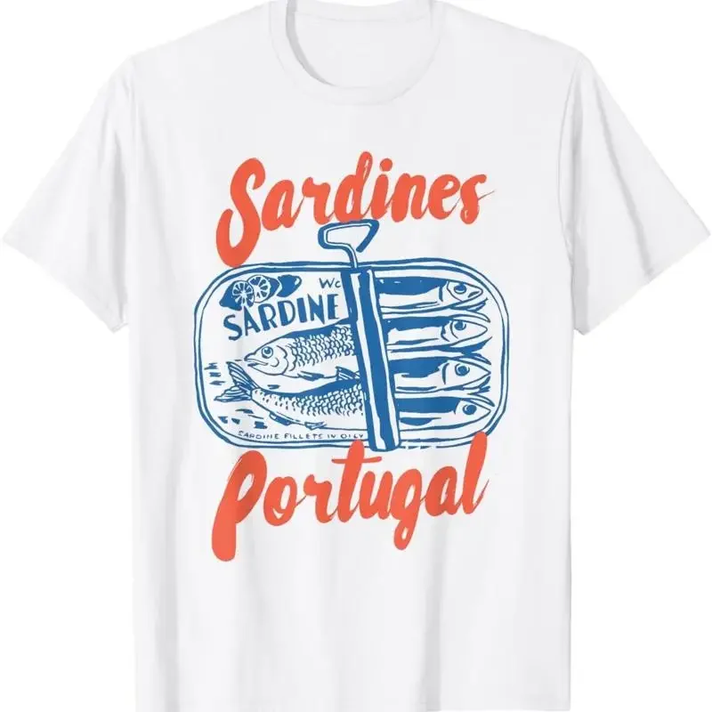 Sardines Tinned Fish Retro Graphic For Men Women T Shirt