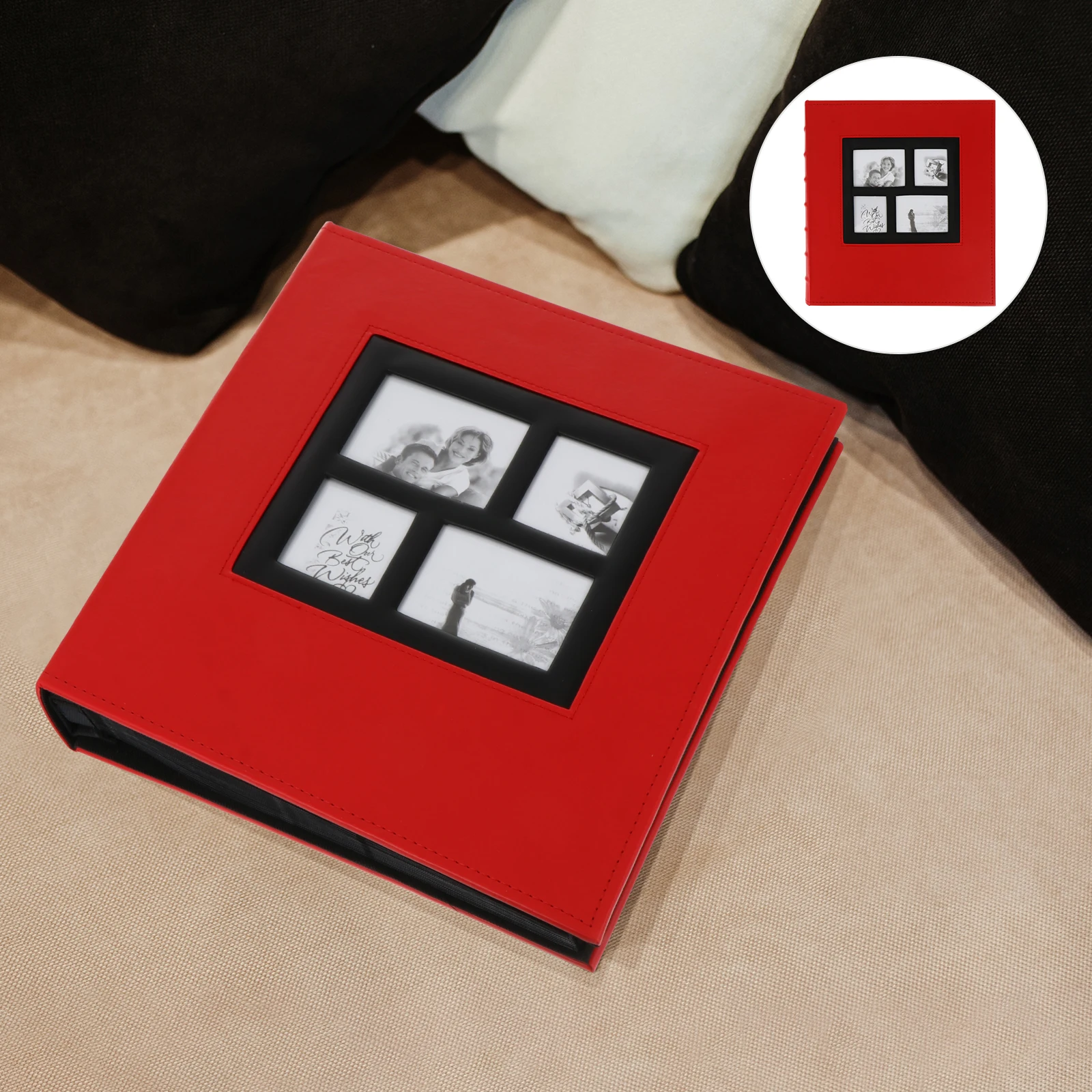 

Photo Album DIY Book Souvenir Chic Handmade Art Picture Holder Imitation Travel