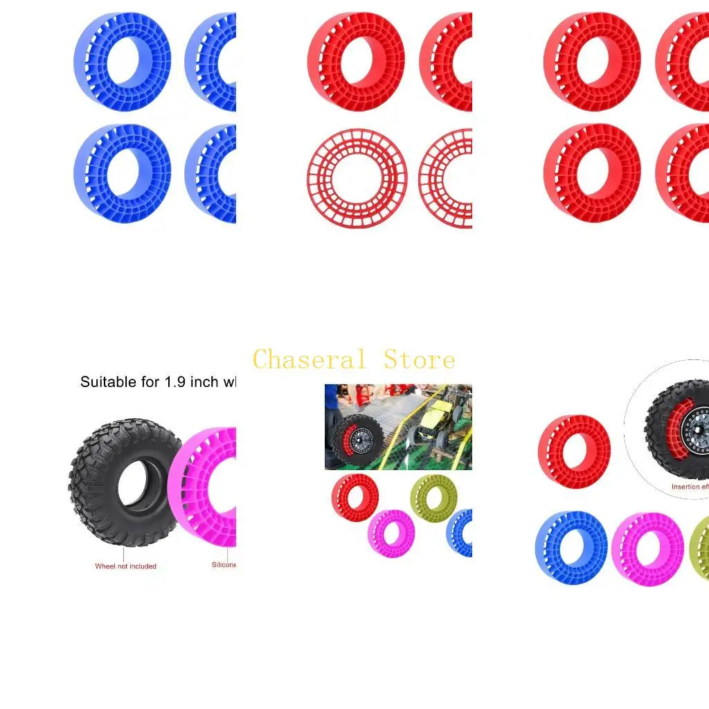 

E7CE Fit Silicone Inserts for 108mm Remote Control Crawler Tires for 1/10 Scale Car