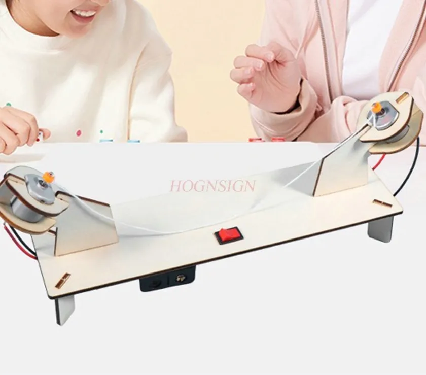 1set Technology small production standing wave experiment children's handmade assembly toy experimental material package