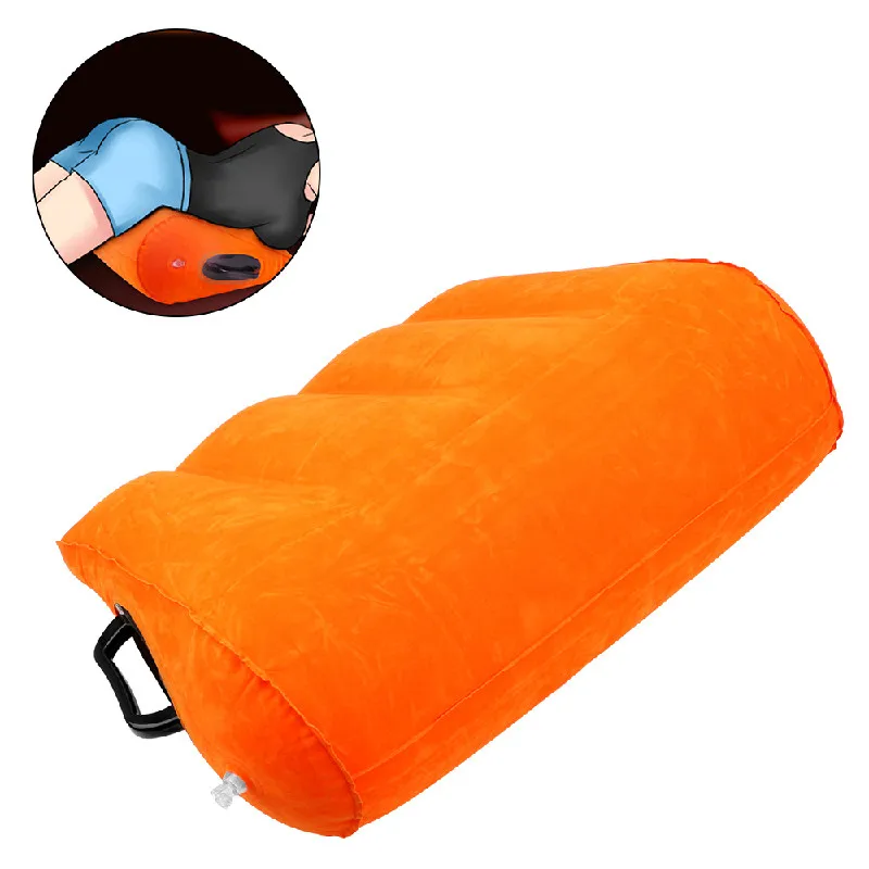 Soft Inflatable Triangle Sex Love Pillow Cushion Enhanced Erotic Sex Love Position Adult Games Furniture Sex Toys For Couples