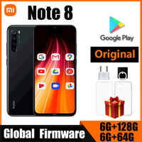 Original Xiaomi Redmi Note 8 Cell Phone Snapdragon 665 48MP Rear Camera 18W QC Fast Charge Global Rom Smartphone