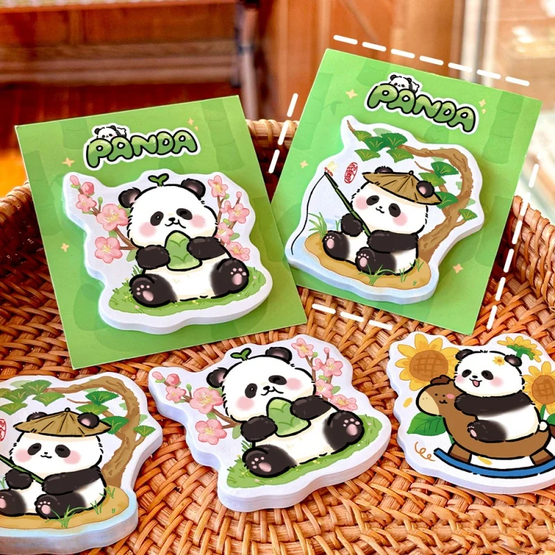 60pcs/lot Kawaii Panda Memo Pad Cute N Times Stationery Label Notepad Bookmark Post School Supplies