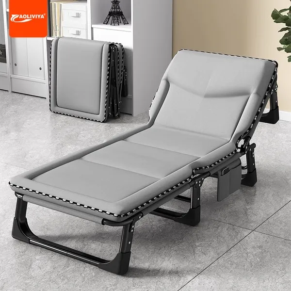 

Aoliviya Folding Bed Single Bed Office Lunch Break Recliner Home Multi-Functional Portable Camp Bed Adult Nap Jian Zhang