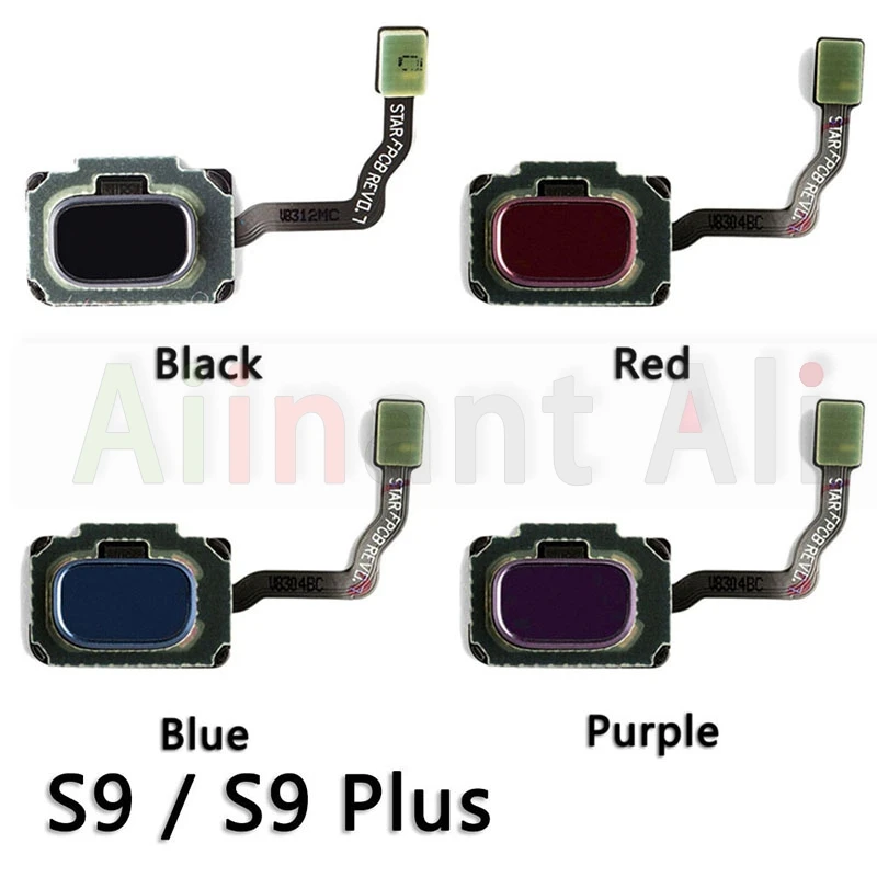 AiinAnt Back Home Button Touch ID Key Fingerprint Sensor Flex Cable For Samsung Galaxy S8 S9 Plus + G950F G955F G960F G965F